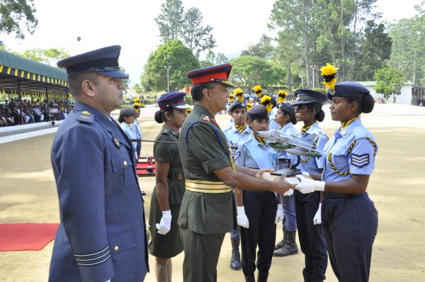 Annual Assessment Camp of NCC Air Wing Cadets (Girls) 2nd Phase Held at the Combat Training School Diyatalawa