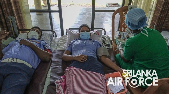 SLAF STATION SIGIRIYA CONDUCTS BLOOD DONATION