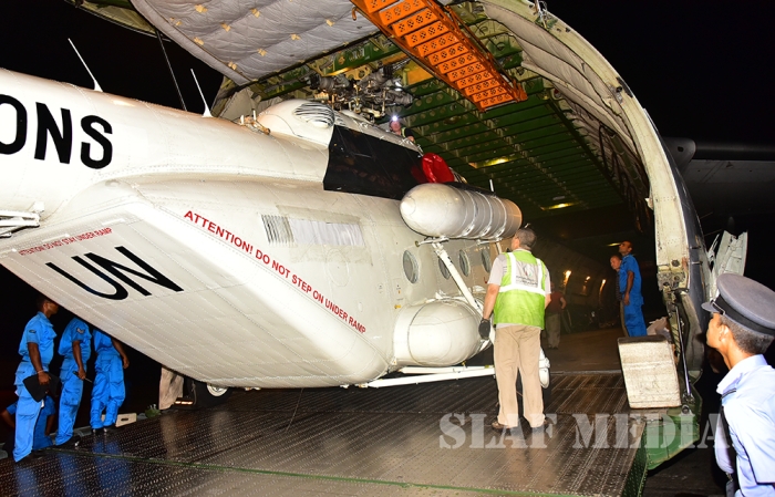 MI 17 Helicopter Rotation to and From South Sudan