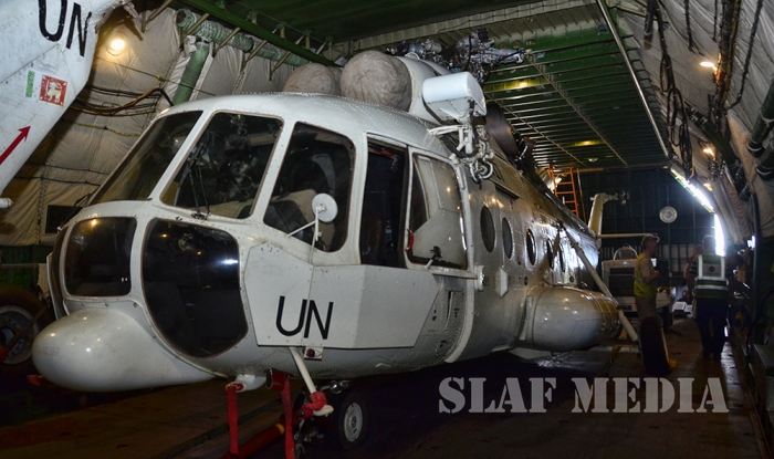 MI 17 Helicopter Rotation to and From South Sudan