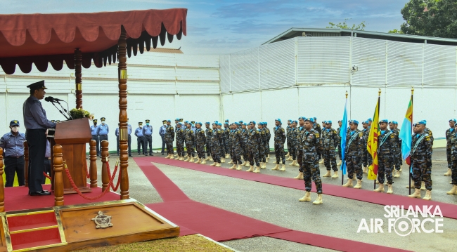 7TH CONTINGENT OF UN PEACE KEEPING MISSION TO THE CENTRAL AFRICAN REPUBLIC (MINUSCA) FALL OUT AT AFHQ