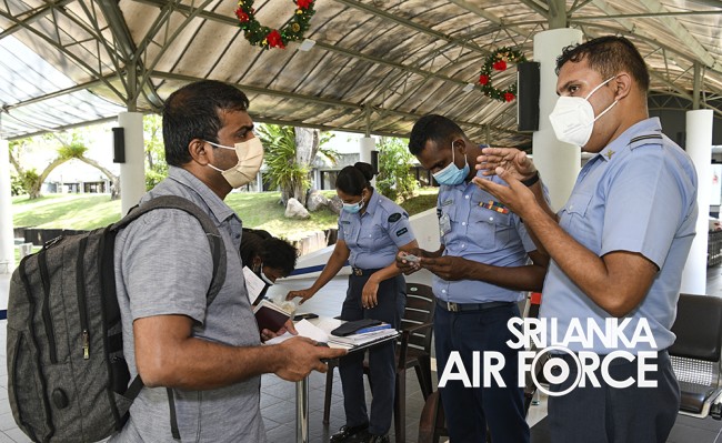 SLAF
ESTABLISHES 24x7 COVID 19 VACCINATION CENTRE AT BANDARANAIKE
INTERNATIONAL AIRPORT