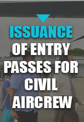 issuance of entry passes