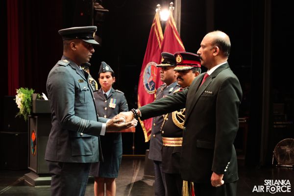 NO 16 DEFENCE SERVICES COMMAND AND STAFF COURSE GRADUATION HELD AT THE NELUM POKUNA THEATRE
