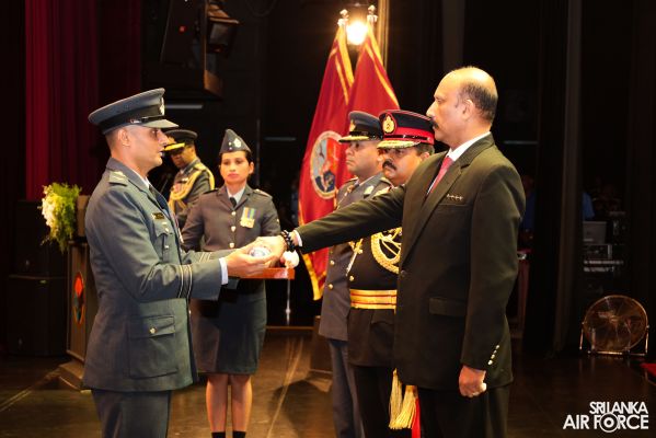 NO 16 DEFENCE SERVICES COMMAND AND STAFF COURSE GRADUATION HELD AT THE NELUM POKUNA THEATRE