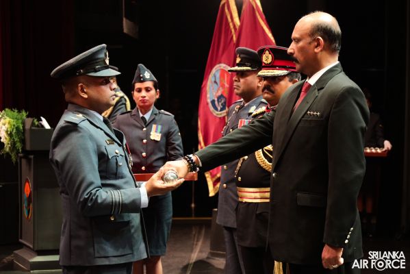 NO 16 DEFENCE SERVICES COMMAND AND STAFF COURSE GRADUATION HELD AT THE NELUM POKUNA THEATRE