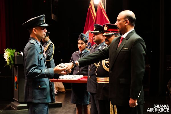 NO 16 DEFENCE SERVICES COMMAND AND STAFF COURSE GRADUATION HELD AT THE NELUM POKUNA THEATRE