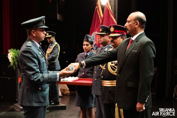 NO 16 DEFENCE SERVICES COMMAND AND STAFF COURSE GRADUATION HELD AT THE NELUM POKUNA THEATRE