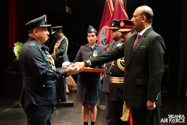 NO 16 DEFENCE SERVICES COMMAND AND STAFF COURSE GRADUATION HELD AT THE NELUM POKUNA THEATRE