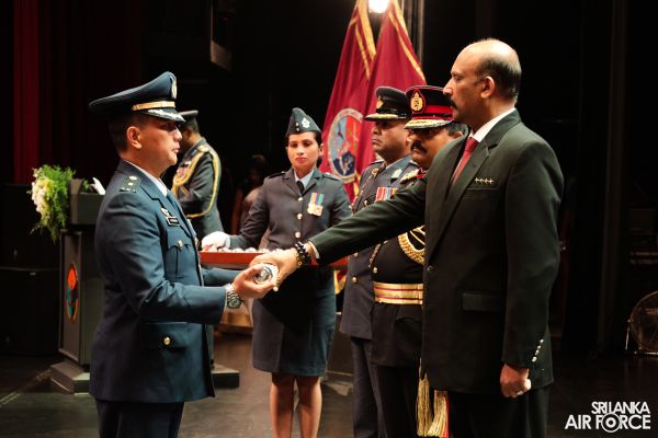 NO 16 DEFENCE SERVICES COMMAND AND STAFF COURSE GRADUATION HELD AT THE NELUM POKUNA THEATRE