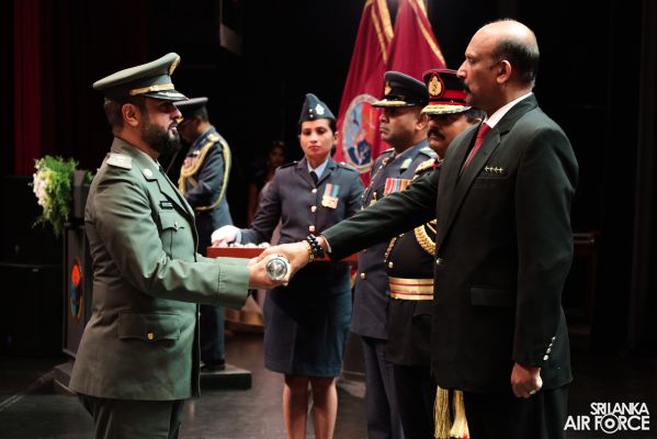 NO 16 DEFENCE SERVICES COMMAND AND STAFF COURSE GRADUATION HELD AT THE NELUM POKUNA THEATRE