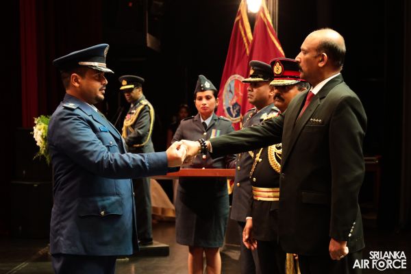 NO 16 DEFENCE SERVICES COMMAND AND STAFF COURSE GRADUATION HELD AT THE NELUM POKUNA THEATRE