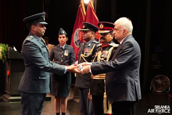 NO 16 DEFENCE SERVICES COMMAND AND STAFF COURSE GRADUATION HELD AT THE NELUM POKUNA THEATRE