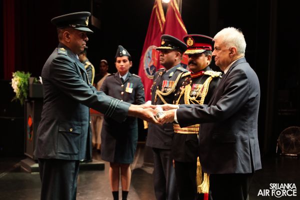 NO 16 DEFENCE SERVICES COMMAND AND STAFF COURSE GRADUATION HELD AT THE NELUM POKUNA THEATRE