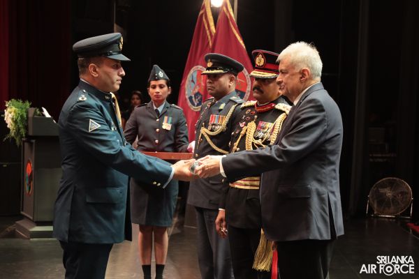 NO 16 DEFENCE SERVICES COMMAND AND STAFF COURSE GRADUATION HELD AT THE NELUM POKUNA THEATRE