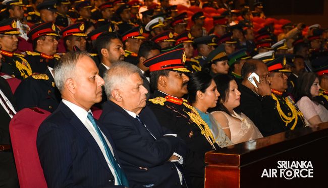 NO 16 DEFENCE SERVICES COMMAND AND STAFF COURSE GRADUATION HELD AT THE NELUM POKUNA THEATRE