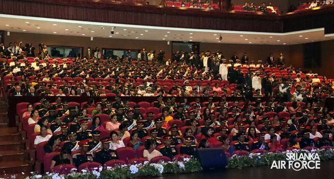 NO 16 DEFENCE SERVICES COMMAND AND STAFF COURSE GRADUATION HELD AT THE NELUM POKUNA THEATRE