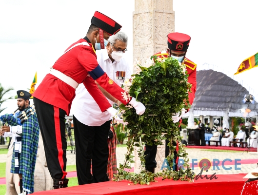 SRI LANKA HOLDS THE 12TH NATIONAL WAR HERO’S COMMEMORATION CEREMONY