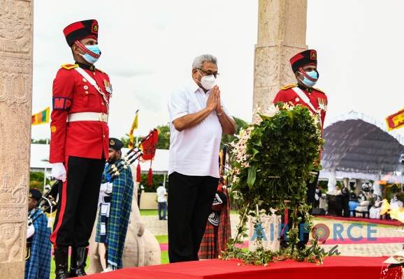 SRI LANKA HOLDS THE 12TH NATIONAL WAR HERO’S COMMEMORATION CEREMONY