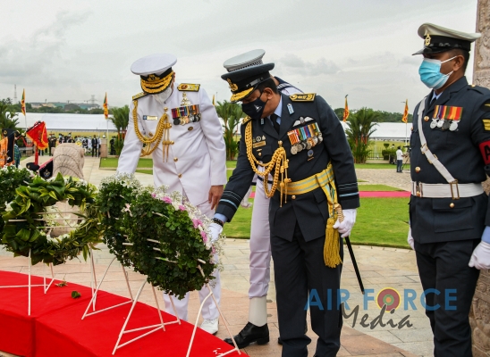 SRI LANKA HOLDS THE 12TH NATIONAL WAR HERO’S COMMEMORATION CEREMONY