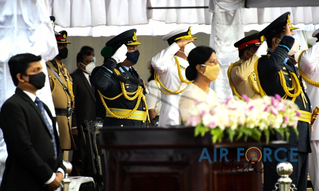 SRI LANKA HOLDS THE 12TH NATIONAL WAR HERO’S COMMEMORATION CEREMONY