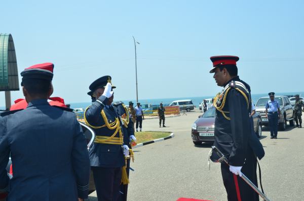 SLAF Commander visits Chief of Defence Staff and Army Commander