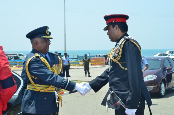 SLAF Commander visits Chief of Defence Staff and Army Commander