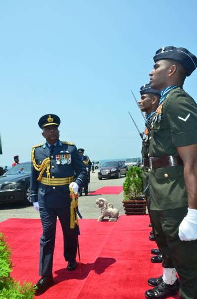 SLAF Commander visits Chief of Defence Staff and Army Commander