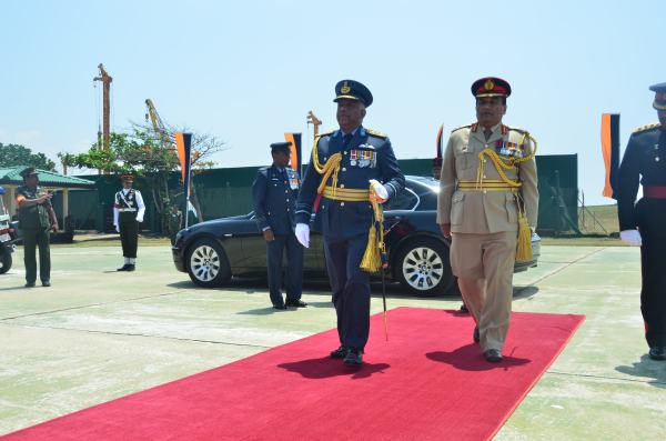 SLAF Commander visits Chief of Defence Staff and Army Commander