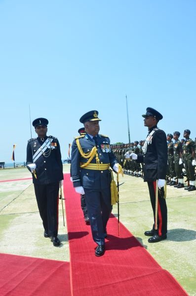 SLAF Commander visits Chief of Defence Staff and Army Commander