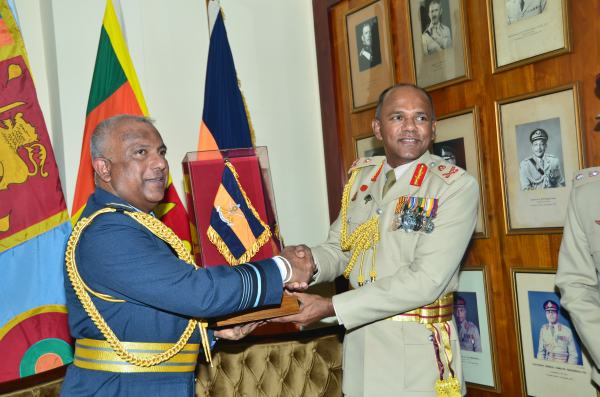 SLAF Commander visits Chief of Defence Staff and Army Commander