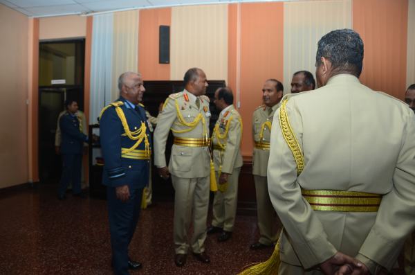 SLAF Commander visits Chief of Defence Staff and Army Commander