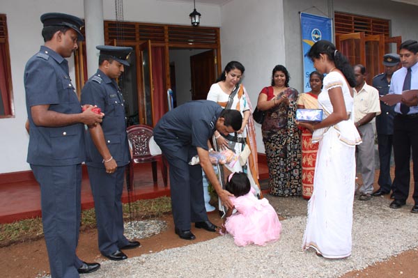 14th House Donation By SLAF Seva Vanitha Unit
