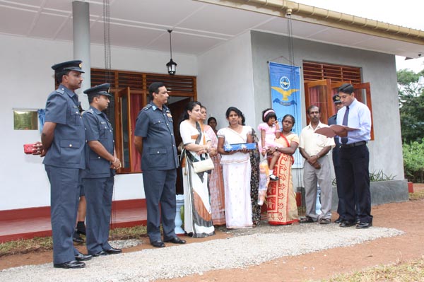 14th House Donation By SLAF Seva Vanitha Unit