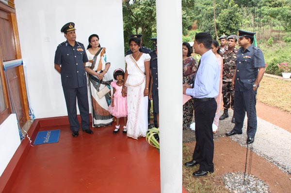 14th House Donation By SLAF Seva Vanitha Unit