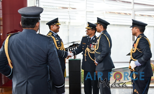 The 17th Commander of the Sri Lanka Air Force Assumes Duties at AFHQ