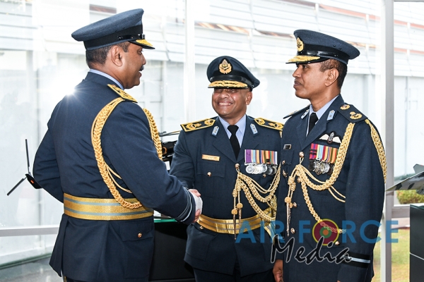 The 17th Commander of the Sri Lanka Air Force Assumes Duties at AFHQ