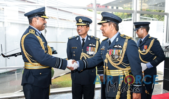 The 17th Commander of the Sri Lanka Air Force Assumes Duties at AFHQ