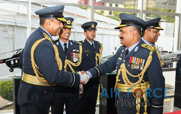 The 17th Commander of the Sri Lanka Air Force Assumes Duties at AFHQ