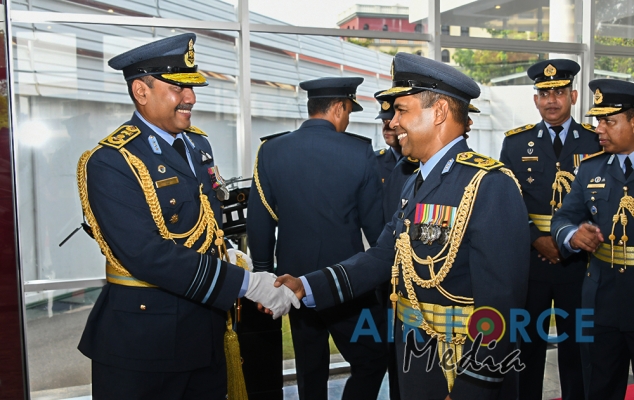 The 17th Commander of the Sri Lanka Air Force Assumes Duties at AFHQ