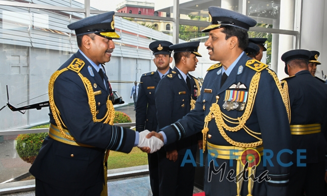 The 17th Commander of the Sri Lanka Air Force Assumes Duties at AFHQ