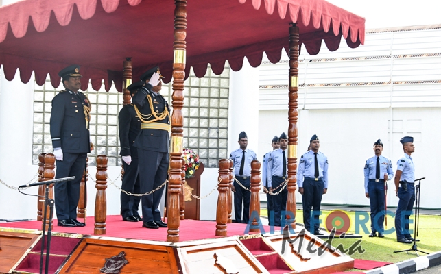 The 17th Commander of the Sri Lanka Air Force Assumes Duties at AFHQ