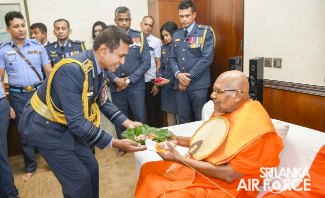 Air
Marshal Udeni Rajapaksa assumed the office of the Commander of the Air
Force