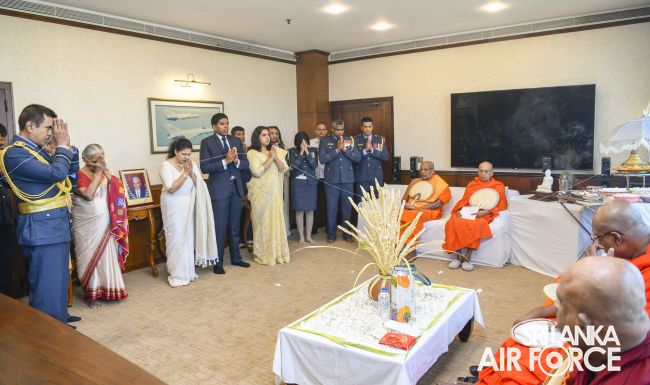Air
Marshal Udeni Rajapaksa assumed the office of the Commander of the Air
Force