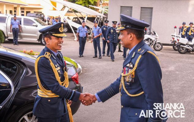 Air
Marshal Udeni Rajapaksa assumed the office of the Commander of the Air
Force