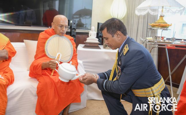 Air
Marshal Udeni Rajapaksa assumed the office of the Commander of the Air
Force