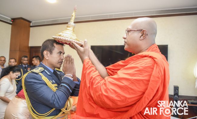 Air
Marshal Udeni Rajapaksa assumed the office of the Commander of the Air
Force