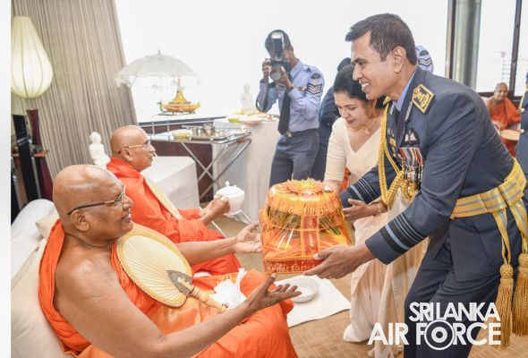 Air
Marshal Udeni Rajapaksa assumed the office of the Commander of the Air
Force
