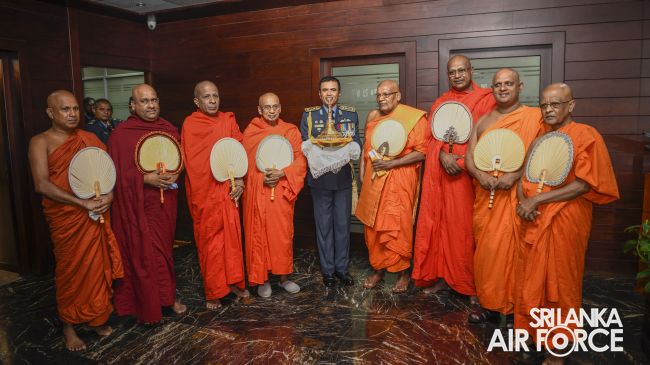 Air
Marshal Udeni Rajapaksa assumed the office of the Commander of the Air
Force