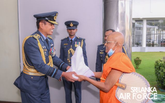 Air
Marshal Udeni Rajapaksa assumed the office of the Commander of the Air
Force